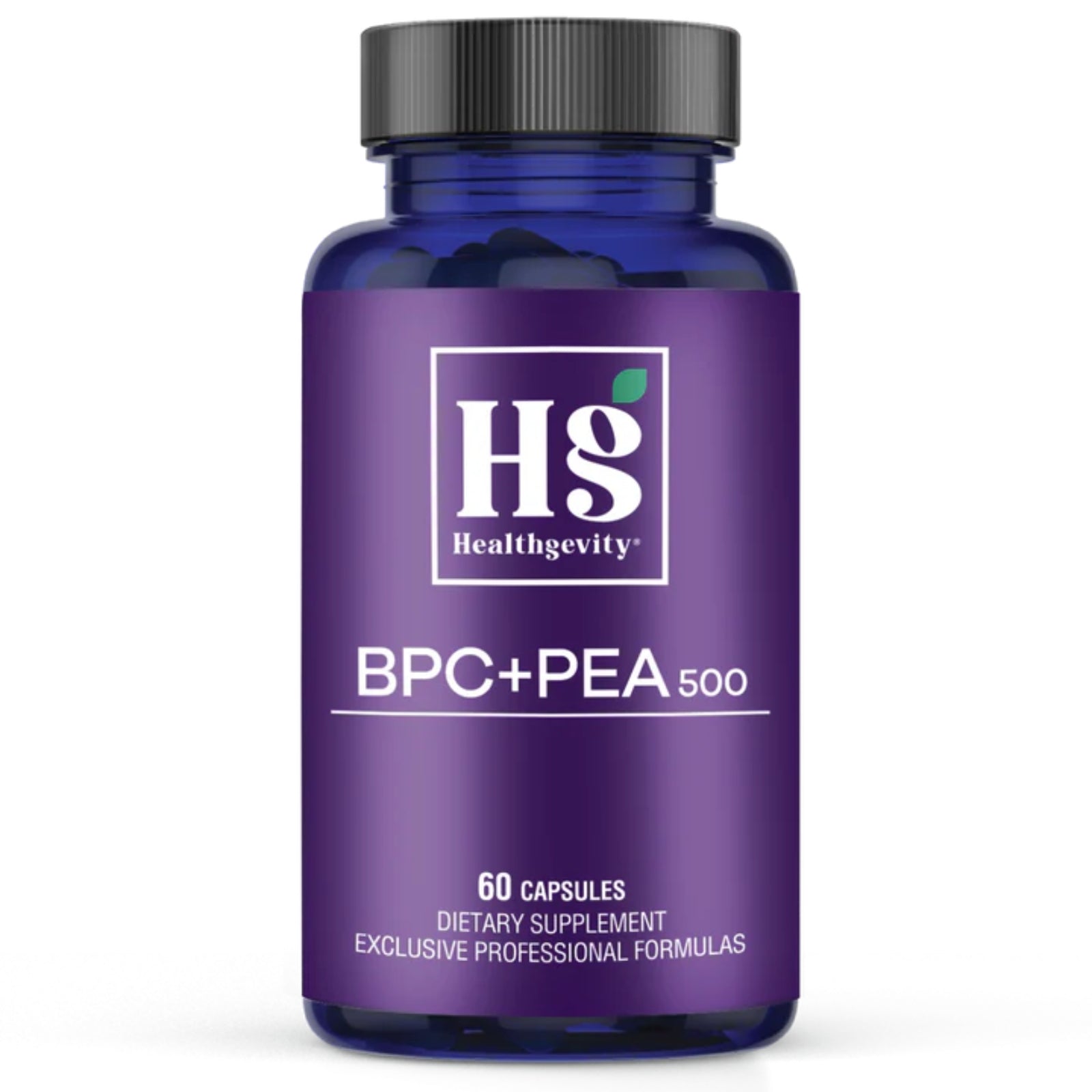 Healthgevity, BPC+PEA 500, 60 Capsules UPC 792105240114 | HiLife Vitamins